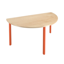 Стол детский полукруглый нерегулируемый ЛДСП - «globural.ru» - Серов