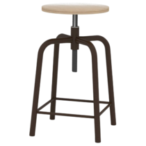 Табурет рабочий (винтовой механизм регулировки высоты сиденья) - «globural.ru» - Серов