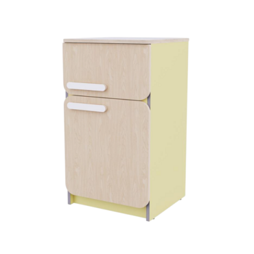 Холодильник из коллекции «НЕГА» (желтый) - «globural.ru» - Серов