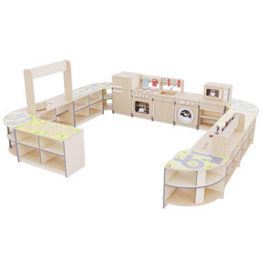 Игровая зона «Островок мастеров» из коллекции мебели «НЕГА» (бежевый) - «globural.ru» - Серов