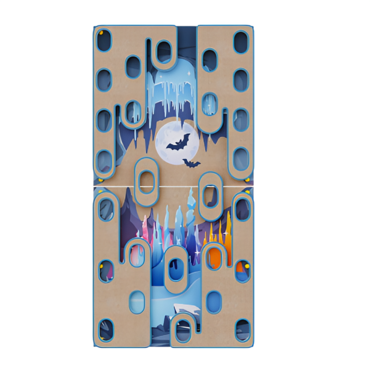 Скалодром для детей «Кунгурская пещера на Урале» из серии «Моя Россия» - «globural.ru» - Серов