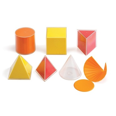 Фигуры геометрические складные 2D в 3D 8 см (6 форм, 3 цвета) - «globural.ru» - Серов