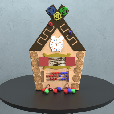 Бизиборд "Сказочный теремок" - «globural.ru» - Серов