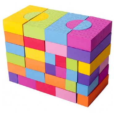 Конструктор мягкий 56 блоков - «globural.ru» - Серов