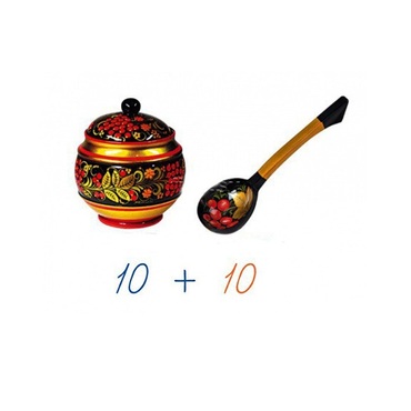 Счетный материал на магнитах "Хохлома" - «globural.ru» - Серов