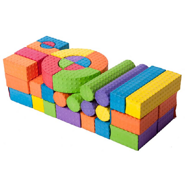 Конструктор мягкий 52 блока - «globural.ru» - Серов