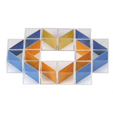 Кубики прозрачные с цветной диагональю - «globural.ru» - Серов