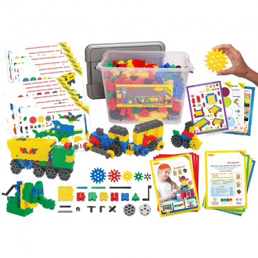 Конструктор STEM «Комбинированный» 480 деталей - «globural.ru» - Серов