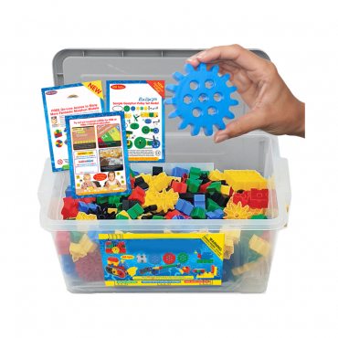 Конструктор "Шестеренки, шкивы" 400 деталей - «globural.ru» - Серов