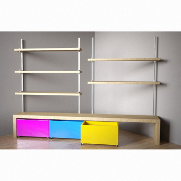 Стеллаж «Яркие дни» - «globural.ru» - Серов