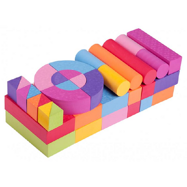 Конструктор мягкий 50 блоков (вариант 1) - «globural.ru» - Серов