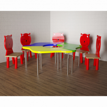Стол детский «Трехцветик» - «globural.ru» - Серов