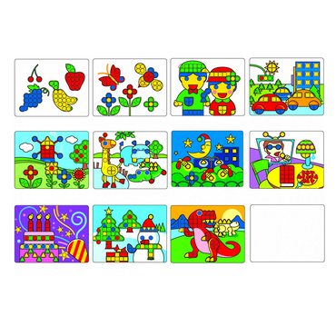 Рабочие карточки для набора "Геометрической фигуры" - «globural.ru» - Серов