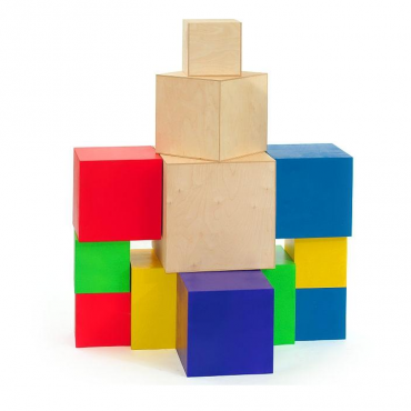 Набор Кубиков 40х40х40  - «globural.ru» - Серов