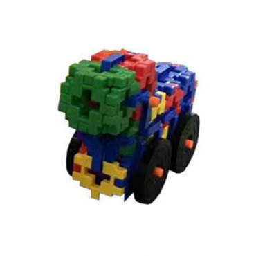 Набор для конструирования «Строительные интерактивные блоки стандарт» Комплект №3 "Машинка с колесами" - «globural.ru» - Серов