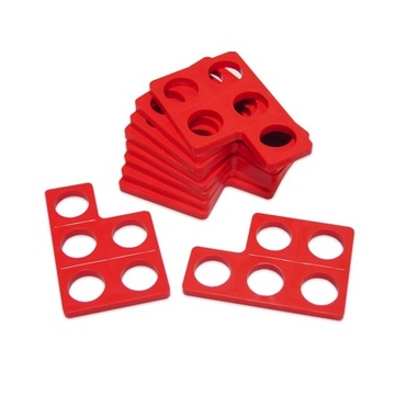 Нумирошка. Набор из 10 пластиковых форм - «Пятерки» по методике Нумикон - «globural.ru» - Серов