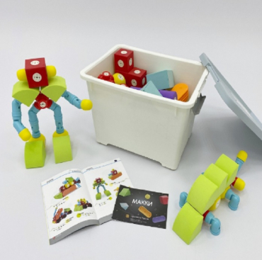 Мягкий магнитный конструктор «МАККИ 120» - «globural.ru» - Серов