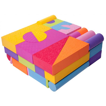 Конструктор мягкий 48 блоков ( вариант 3) - «globural.ru» - Серов