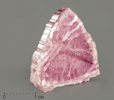 Турмалин (рубеллит), полированный срез - «globural.ru» - Серов