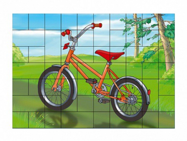 Магниты-пазлы "Велосипед" - «globural.ru» - Серов