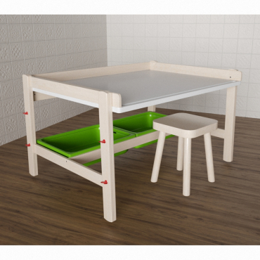 Стол растущий на регулируемых ножках «Снежок №1» - «globural.ru» - Серов