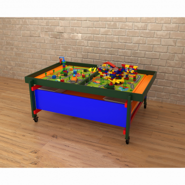 STEAM Многофункциональный стол Весёлые пчёлки оранжевый - «globural.ru» - Серов