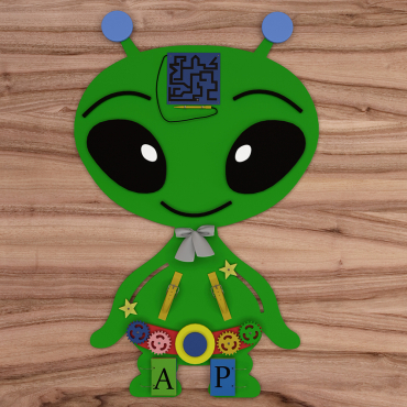 Бизиборд "Разумный пришелец" - «globural.ru» - Серов