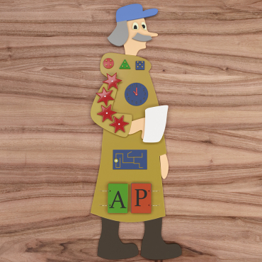 Бизиборд "Почтальон Печкин" - «globural.ru» - Серов