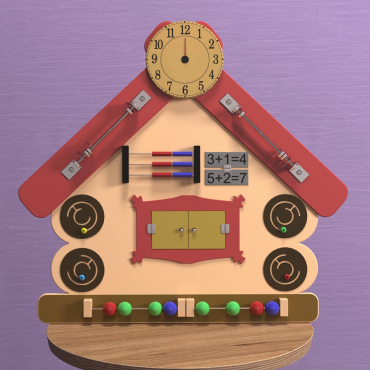 Бизиборд "Теремок" - «globural.ru» - Серов