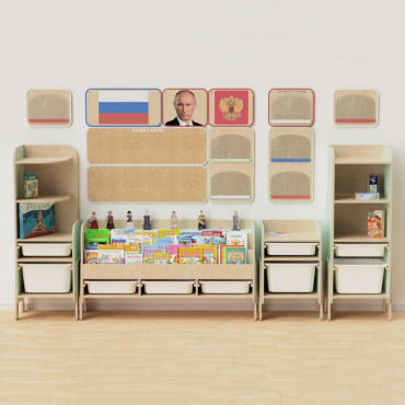 Большой уголок патриотического воспитания в группе ДОУ - «Родина моя» - «globural.ru» - Серов