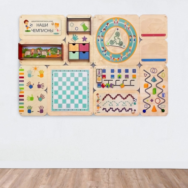 Дидактическая настенная панель «Наши чемпионы» - «globural.ru» - Серов