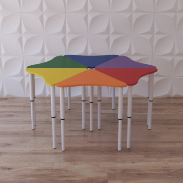 Стол растущий на регулируемых ножках «Лети лепесток» - «globural.ru» - Серов