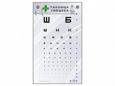 Интерактивный стенд "Таблица Сивцева" - «globural.ru» - Серов