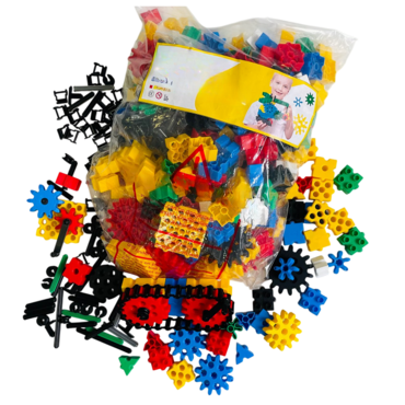 Конструктор STEM «Цепная передача» 369 деталей - «globural.ru» - Серов