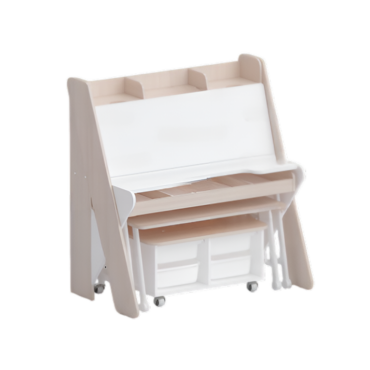 Набор мебели «Конструкторское бюро» (дуб молочный/белый) - «globural.ru» - Серов