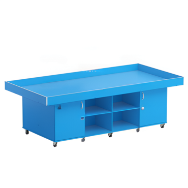 Стол для робототехники с дверками (синий) - «globural.ru» - Серов