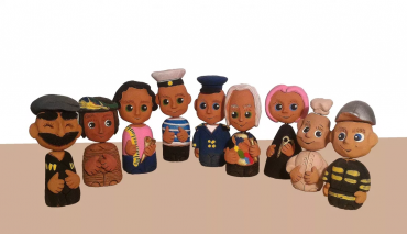 Дополнительный набор глиняных человечков для сказкотерапии и песочной терапии - «globural.ru» - Серов