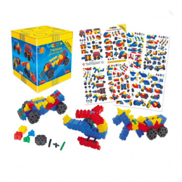 Конструктор «Транспортные средства» 80 деталей - «globural.ru» - Серов