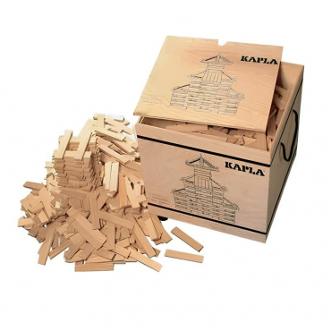 Конструктор из деревянных плашек, 1000 элементов  - «globural.ru» - Серов