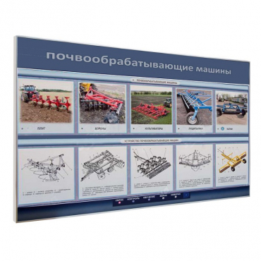 Электрифицированный светодинамический стенд «Почвообрабатывающие машины» - «globural.ru» - Серов