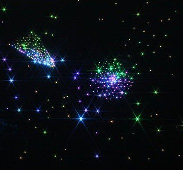 Фиброоптический ковер “Млечный путь” настенный 300 точек 200х100. - «globural.ru» - Серов