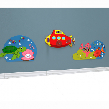 Комплект бизибордов "Подводный мир 3 в 1" - «globural.ru» - Серов