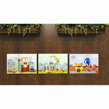 Комплект настенных панелей «Стройка» - «globural.ru» - Серов