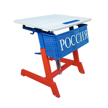 Стол ученический одноместный "Патриот-1п" на газовом лифте (р.гр. № 3-7 и наклоном столешницы ) - «globural.ru» - Серов