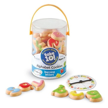 Англоязычное пособие "Собери 10! Печеньки Алфавит" - «globural.ru» - Серов