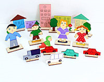 Фигурки для песочной терапии "Семья и дом" - «globural.ru» - Серов