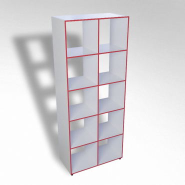 Шкаф открытый многосекционный ТР10 ЛДСП  - «globural.ru» - Серов