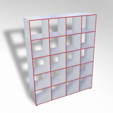 Шкаф открытый многосекционный ТР20 ЛДСП - «globural.ru» - Серов