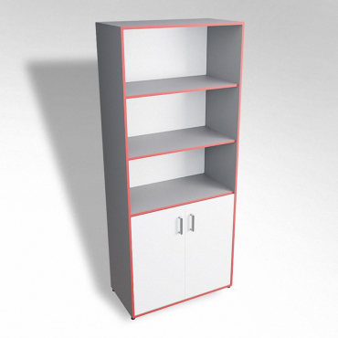 Шкаф широкий открытый с закрытой тумбой ТР2 ЛДСП - «globural.ru» - Серов