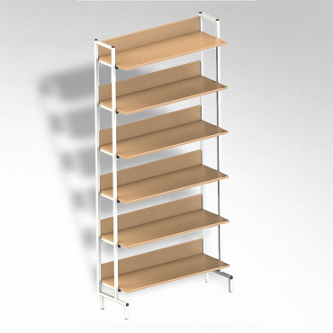  Стеллаж на металлокаркасе односторонний - «globural.ru» - Серов